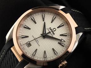 Thumbnail von Omega Seamaster Aqua Terra Ref.220.22.41.21.02.001 2023 Full Set Ungetragen Seamaster Aqua Terra 150M Stahl Sedna™-Gold Kautschuk Faltschließe