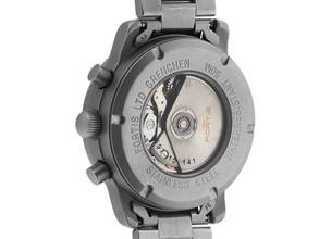 Thumbnail von Fortis Flieger (Submodel) Day-Date Ref.597.10.141 1995 Box&Beschreibung sehr gut Vintage Flieger Day-Date Chronograph Glasboden