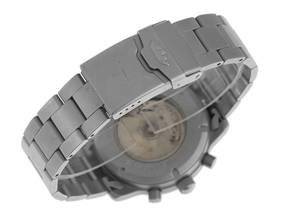 Thumbnail von Fortis Flieger (Submodel) Day-Date Ref.597.10.141 1995 Box&Beschreibung sehr gut Vintage Flieger Day-Date Chronograph Glasboden