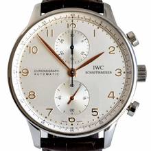 Thumbnail von IWC Portugieser Chronograph Portuguese IW3714 Chronograph silver dial 2008 Full Set