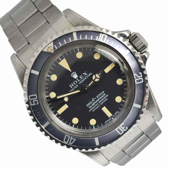  Rolex Submariner (No Date) 5512 Serif 4 Lines dial 1970's Full Set 