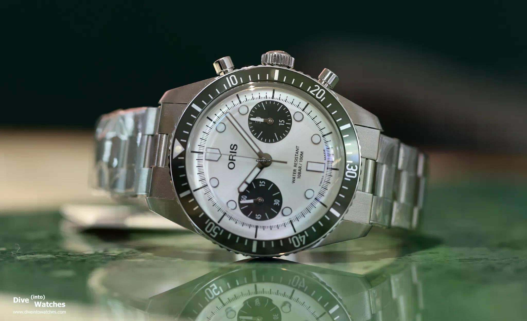  Oris Divers Sixty Five Chronograph NEW FULL SET 