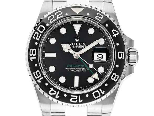  Rolex GMT-Master II Ref.116710LN 2013 LC 100 Full Set wie Neu Vintage GMT Master II 