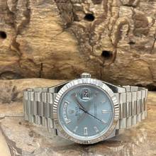 Thumbnail von Rolex Day-Date 40 Platin - ICE Blue Diamant - FULLSET 2025 Ref. 228236