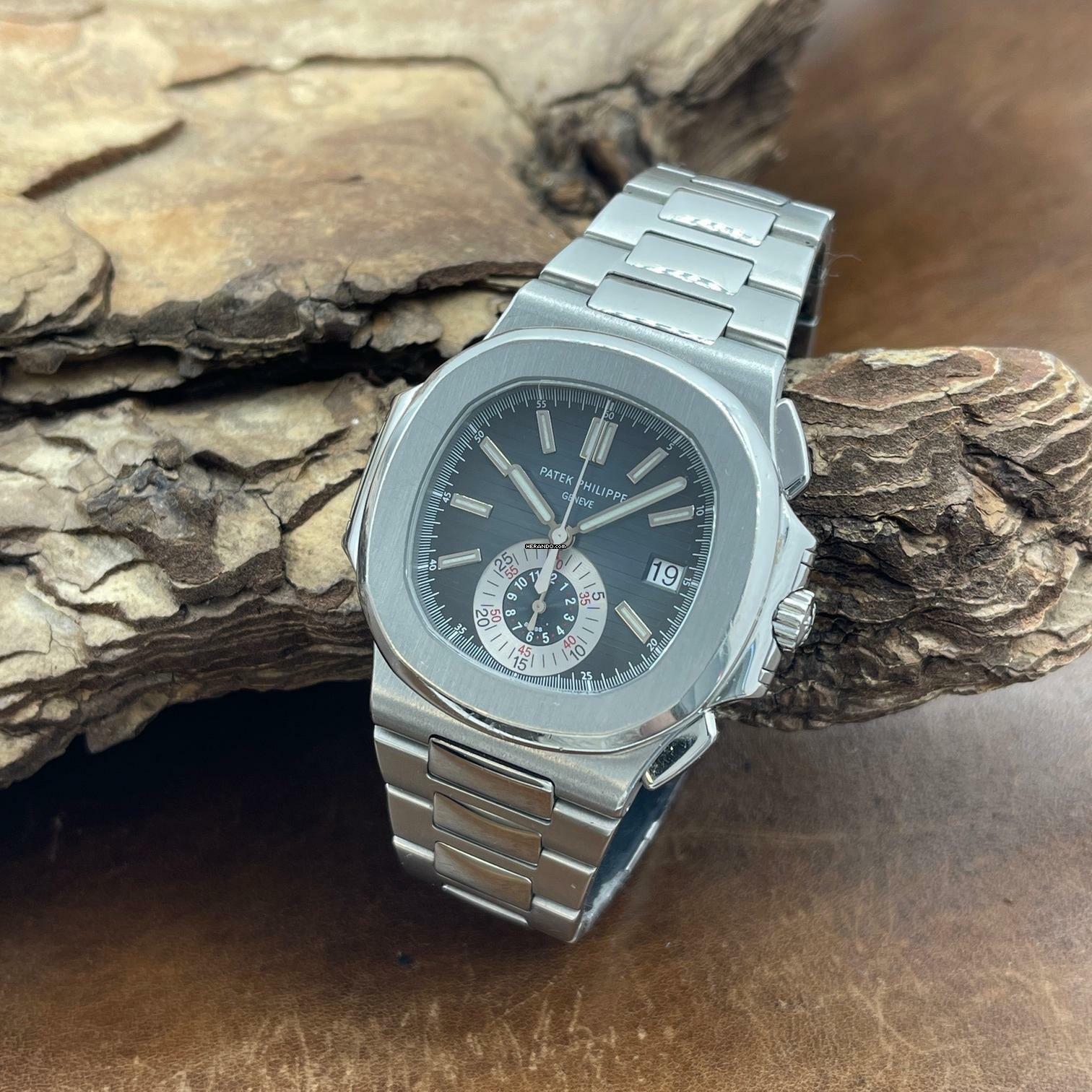  Patek Philippe Nautilus Nautilus Chronograph - FULLSET 2011 - Ref. 5980/1A-001 