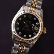 Thumbnail von Rolex Lady-Datejust 26 Steel/Gold Jubilee Black Diamond Dial