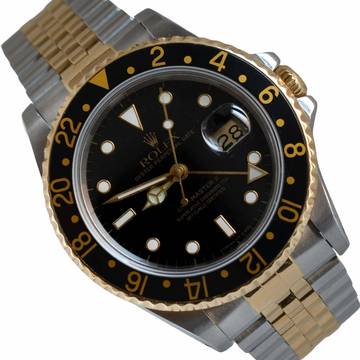  Rolex GMT-Master II 16713 black Tritium dial 1992 Full Set 