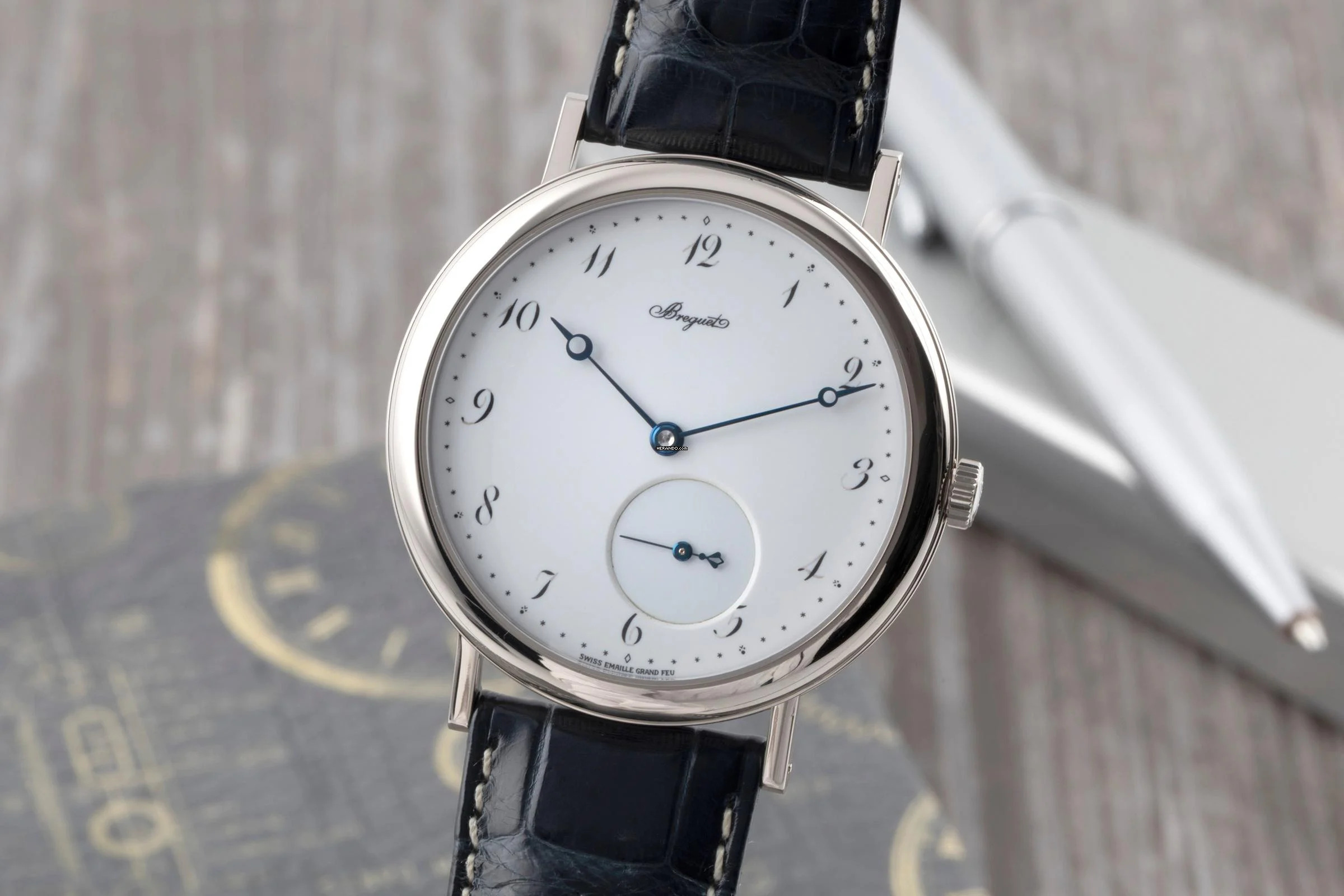  Breguet Classique 18K Weissgold Automatik Herrenuhr 5140BB/29/9W6 Klassiker 