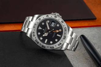 Thumbnail von Rolex Explorer II Black Dial Edelstahl Automatik Herrenuhr Ref. 216570 B&P 2016