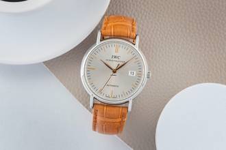 Thumbnail von IWC Portofino Automatic Schaffhausen Portofino Automatik Datum Edelstahl Herrenuhr Ref. IW356303