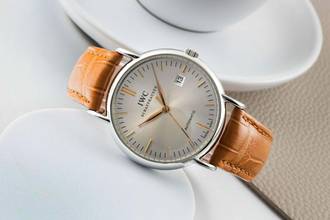 Thumbnail von IWC Portofino Automatic Schaffhausen Portofino Automatik Datum Edelstahl Herrenuhr Ref. IW356303