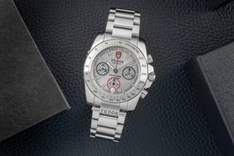 Thumbnail von Tudor Sport Chronograph Silver Dial Edelstahl Automatik Ref. 20300 H-Serie
