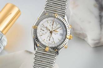 Thumbnail von Breitling Chronomat Chronograph Stahl / Gold Automatik Ref. B13050.1