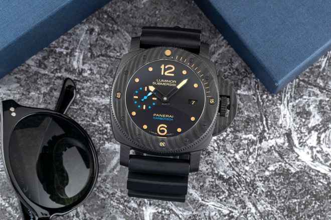  Panerai Luminor Submersible 1950 3 Days Automatic Carbon Automatik Herrenuhr Ref. PAM00616 B&P 2016 