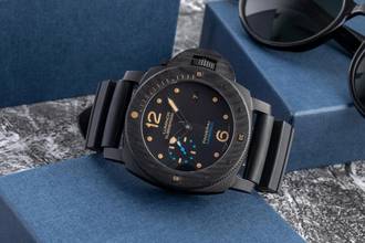 Thumbnail von Panerai Luminor Submersible 1950 3 Days Automatic Carbon Automatik Herrenuhr Ref. PAM00616 B&P 2016
