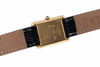 Thumbnail von Cartier Tank must de Cartier PM Ivory Dial 925 Silber Handaufzug Damenuhr