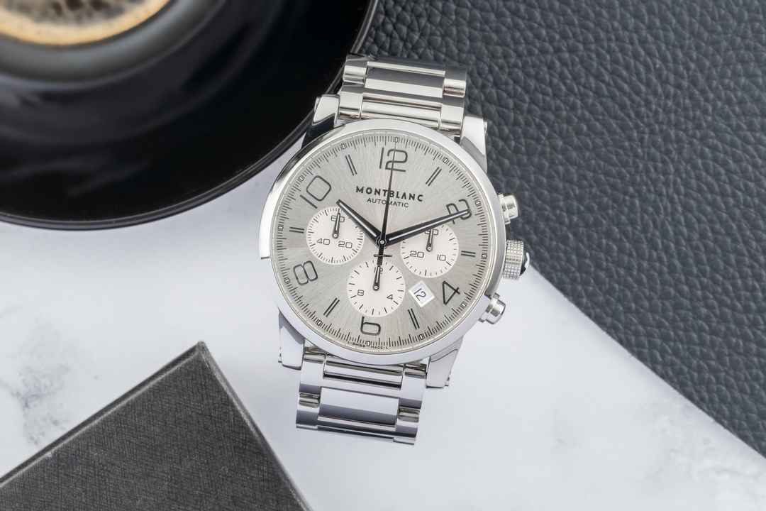  Montblanc Timewalker Chronograph Stahl Automatik Herrenuhr Ref. M29430 7069 