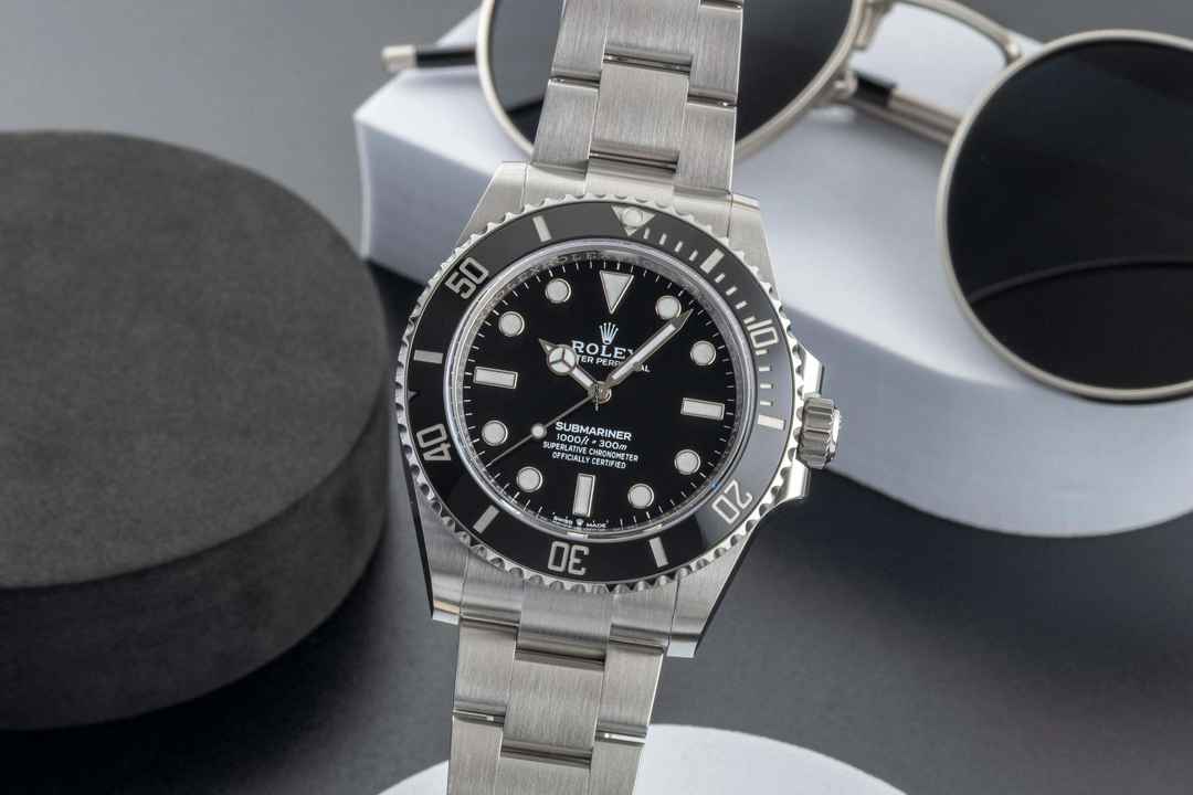  Rolex Submariner (No Date) Edelstahl Automatik Herrenuhr Ref. 124060 B&P 2023 