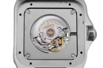 Thumbnail von Cartier Santos 100 Medium Automatik Edelstahl Herrenuhr Ref. W20106X8