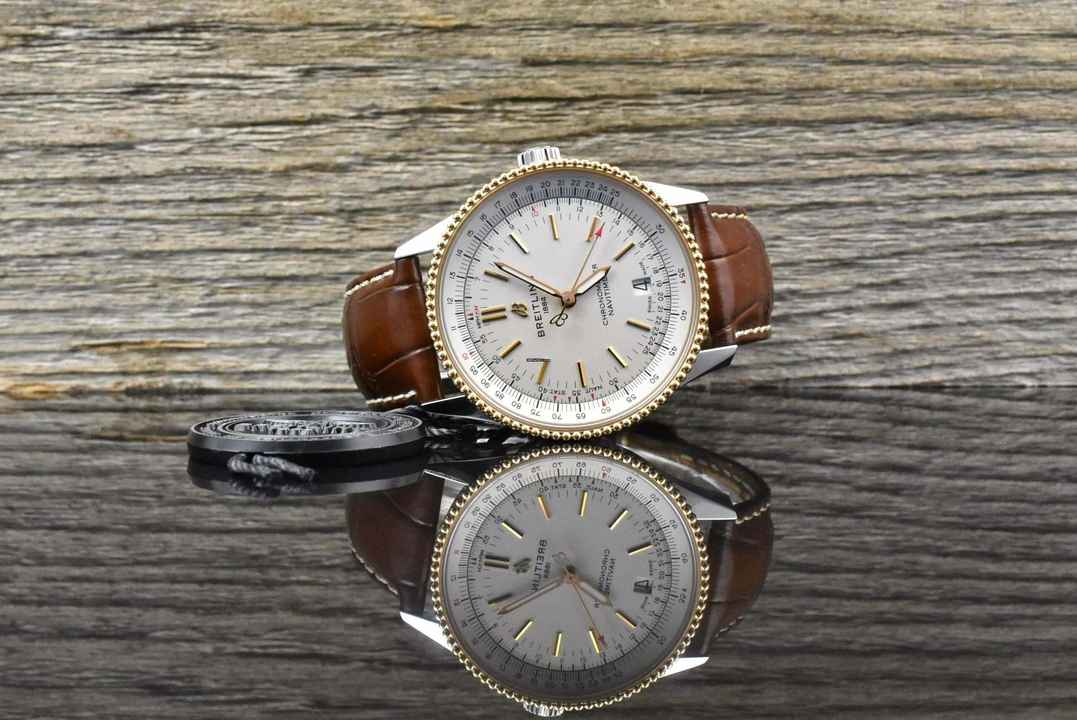  Breitling Navitimer 1 Automatic 38 U173252 Stahl / Roségold Automatic Full Set 2019 