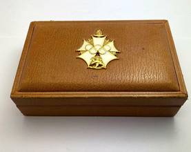 Thumbnail von Omega Classic Vintage Box Olympic Games Olympische Spiele XVI 1956 Cross of Merit