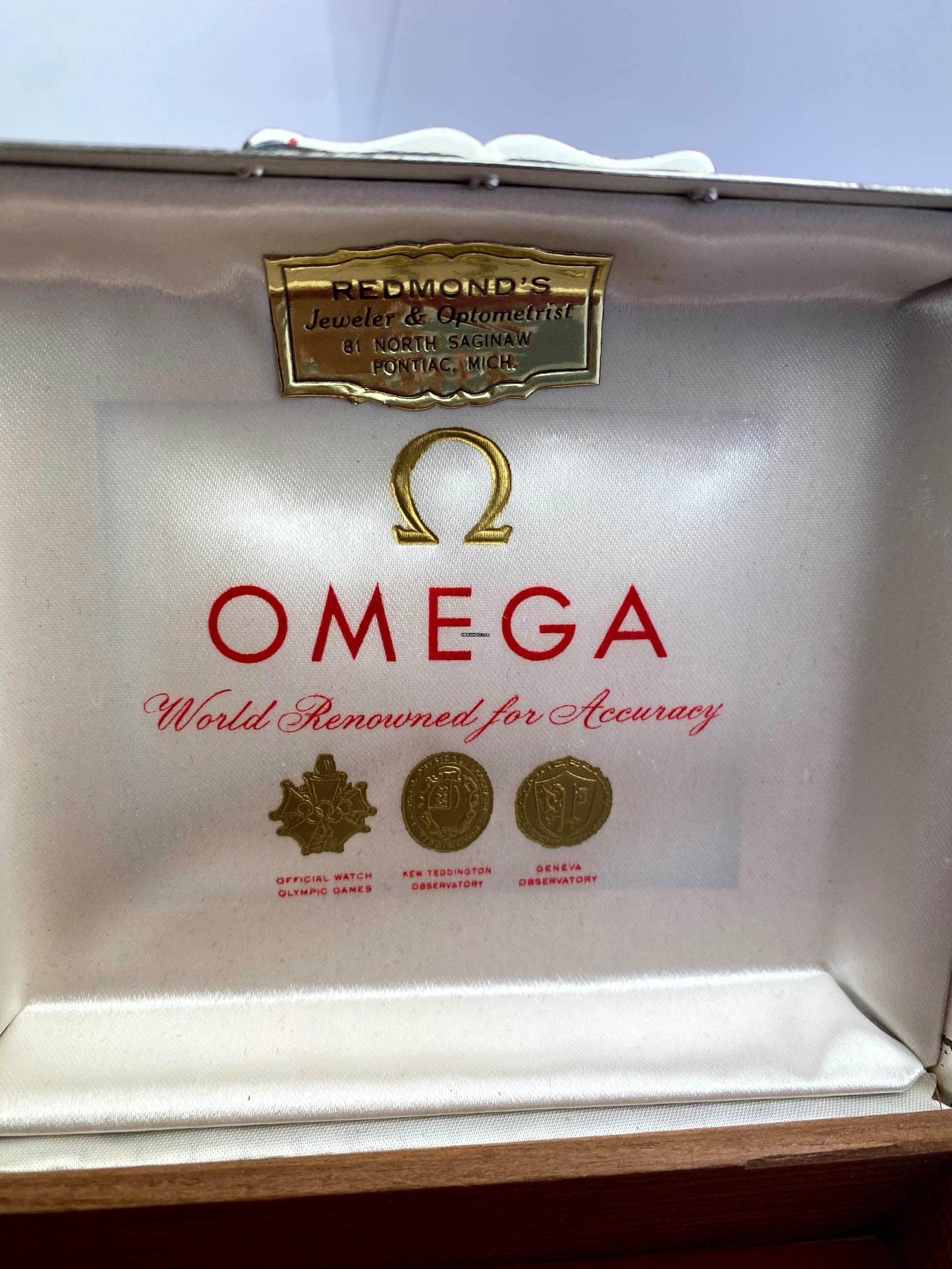 Omega Classic Superrare Vintage Box Silver Olympic Games