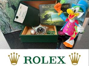 Thumbnail von Rolex Submariner Date Kermit - Flat4 - F Serie - MK1 - Full Set