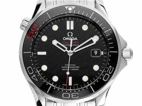  Omega Seamaster Diver 300 M Ref.212.30.41.20.01.005 2011 Full Set wie Neu Vintage Seamaster 007 James Bond 50th Anniversary Diver 300M 