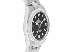 Thumbnail von Rolex Explorer I Ref.14270 1996 Box&Beschreibung sehr gut Vintage Explorer Stahl