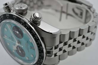 Thumbnail von Tudor Heritage Black Bay Chronograph 79360N Tiffany Flamingo Blue Dial