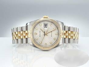 Thumbnail von Rolex Datejust 36 36mm 116233 2016 Diamanten Stahl Gelbgold 750 Automatik