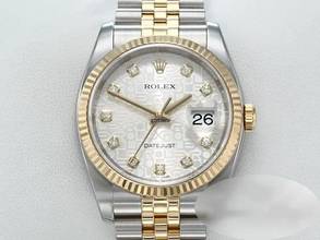 Thumbnail von Rolex Datejust 36 36mm 116233 2016 Diamanten Stahl Gelbgold 750 Automatik