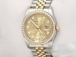 Thumbnail von Rolex Datejust 36 36mm 116243 2016 Stahl Gelbgold 750 Diamanten Automatik Stainless Steel 18kt Yellow Gold Jubilé-band Chronometer Oyster