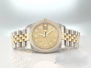 Thumbnail von Rolex Datejust 36 36mm 116243 2016 Stahl Gelbgold 750 Diamanten Automatik Stainless Steel 18kt Yellow Gold Jubilé-band Chronometer Oyster