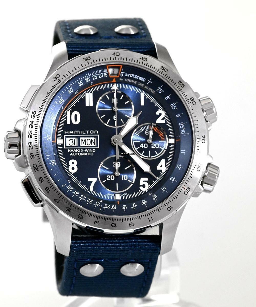 Hamilton Khaki X-Wind Aviation X-Wind Auto Chrono Ref. H77906940