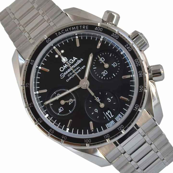  Omega Speedmaster chronograph Co-Axial black dial 2024 Full Set Like NEW 
