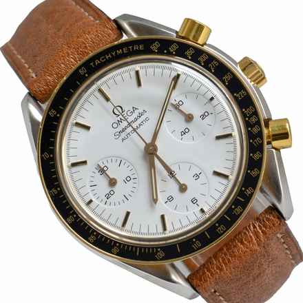  Omega Speedmaster Reduced chronograph white dial Automatic 1994 