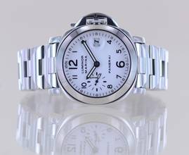 Thumbnail von Officine Paneral Luminor Marina PAM00051 Stahlband Automatic white dial rar 40mm B+P