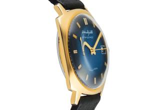 Thumbnail von Glashütte Original Spezimatic Messing vergoldet Automatik Herrenuhr Vintage Klassiker