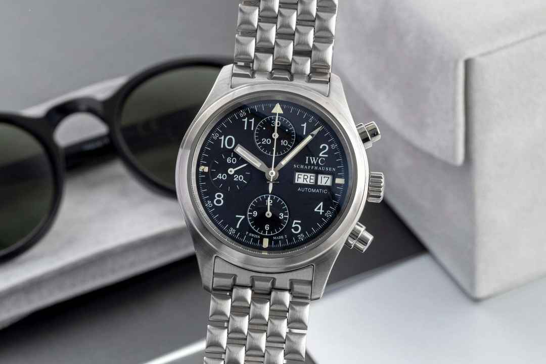  IWC Fliegeruhr Chronograph Fliegerchronograph Chronograph Stahl Automatik Herrenuhr Ref. IW370605 