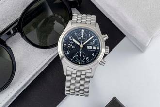 Thumbnail von IWC Fliegeruhr Chronograph Fliegerchronograph Chronograph Stahl Automatik Herrenuhr Ref. IW370605