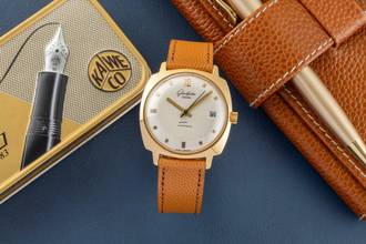 Thumbnail von Glashütte Original Spezimatic Messing vergoldet Automatik Herrenuhr Vintage Klassiker