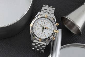 Thumbnail von Breitling Chronomat Chronograph Stahl / Gold Automatik Herrenuhr Ref. B13050.1