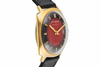 Thumbnail von Glashütte Original Spezimatic Messing vergoldet Automatik Herrenuhr Vintage Klassiker