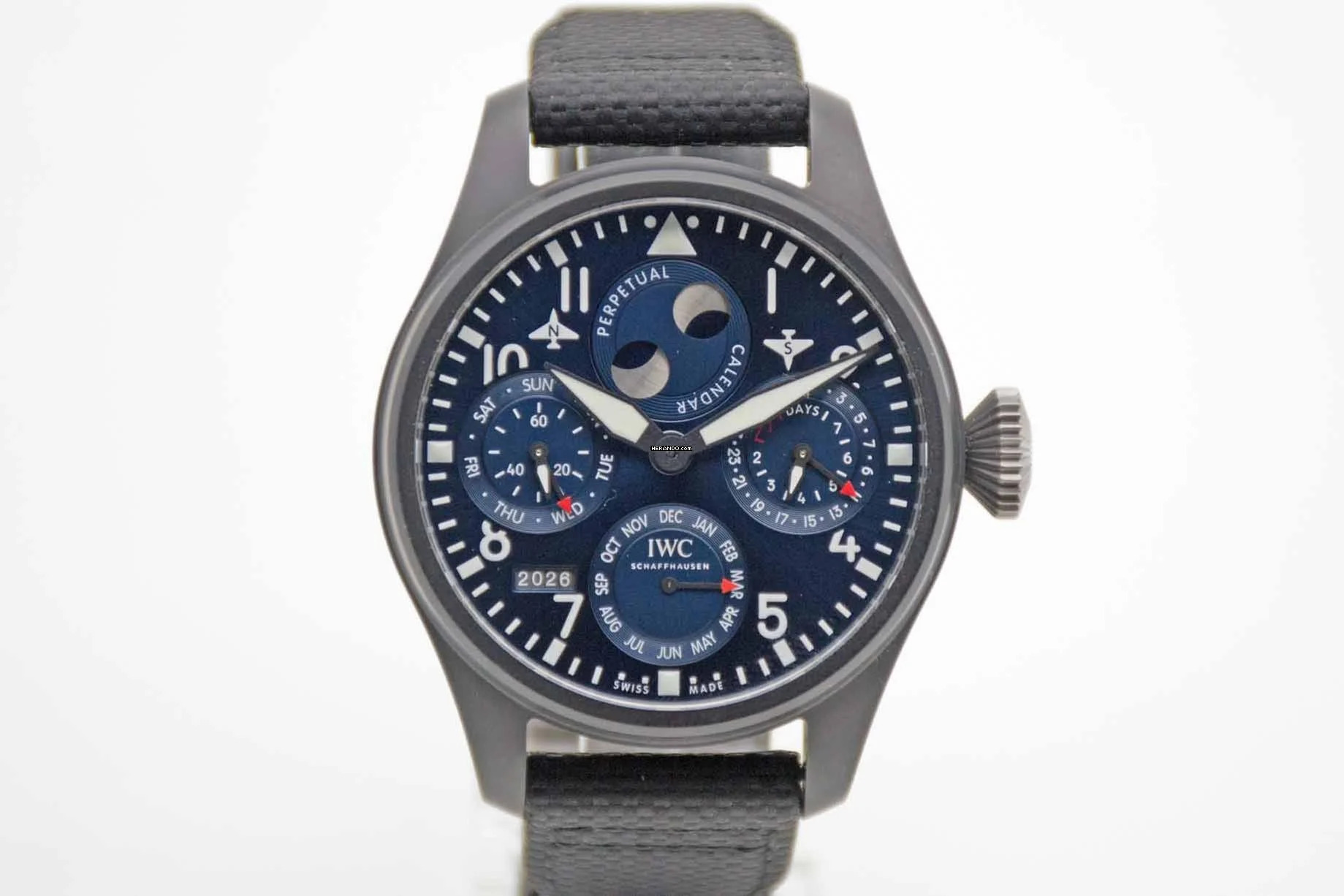  IWC Große Fliegeruhr Big Pilot Rodeo Drive Perpetual Calendar perfektes Fullset aus 2023 IWC Garantie bis 2031 