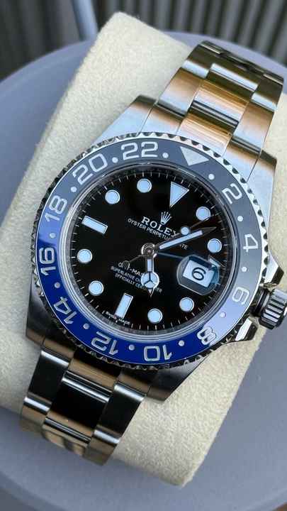  Rolex GMT-Master II Batman Fullset LC100 Wempe incl. First buyers invoice 