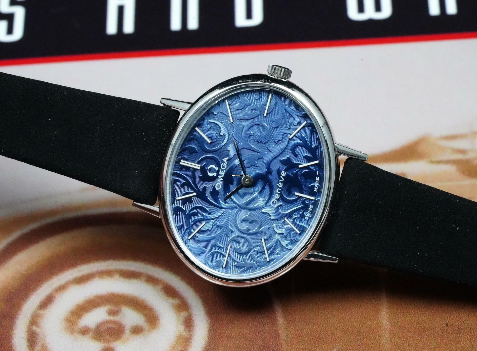 Thumbnail von Omega Classic RARE NOS ELLIPSE WITH FLORAL DIAL FROM THE 70'S RARE VINTAGE