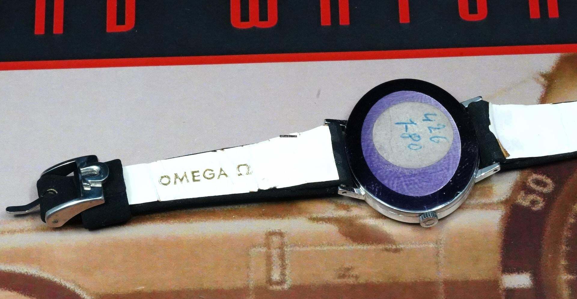 Thumbnail von Omega Classic RARE NOS ELLIPSE WITH FLORAL DIAL FROM THE 70'S RARE VINTAGE