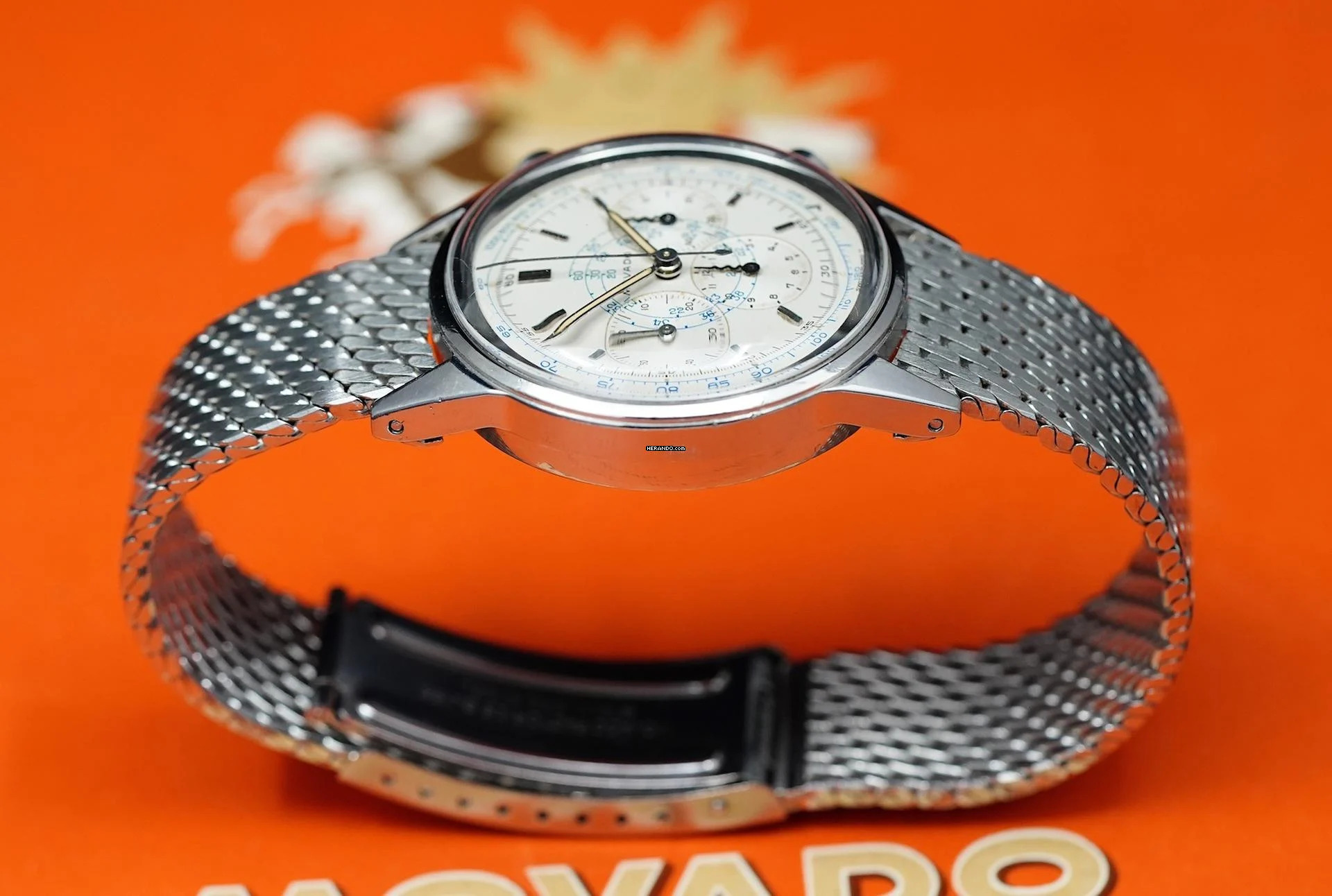 Thumbnail von Movado M95 Chronograph Sub Sea with Rare Dial and Bracelet Vintage