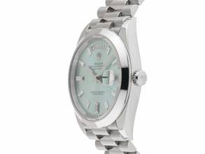 Thumbnail von Rolex Day-Date 40 950 Platin Diamanten Ref.228206 2021 Full Set wie Neu Day-Date 950 Platin 259g Diamanten